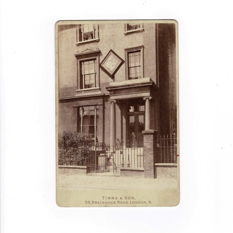 Antique Cabinet Card Photograph Late 1800 S (153 Camden Road London) #62679-3