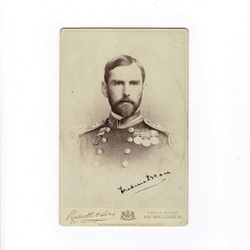 Antique Cabinet Card Photographs Late 1800 S (decorated Officer in Uniform) #62679-4
