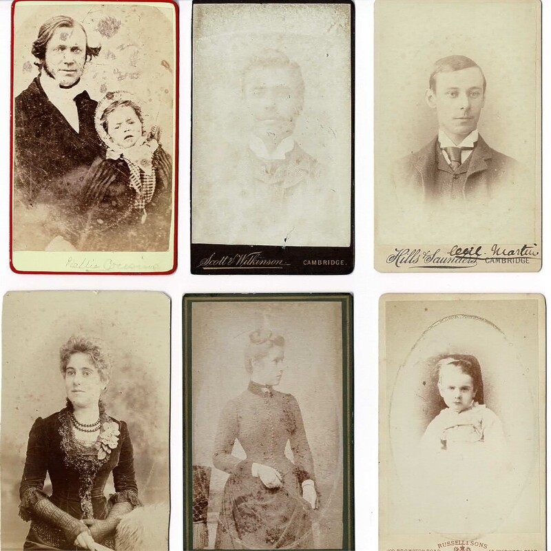 Late 1800's Antique Cartes De Visite Portrait Photographs x 15 #62565-4