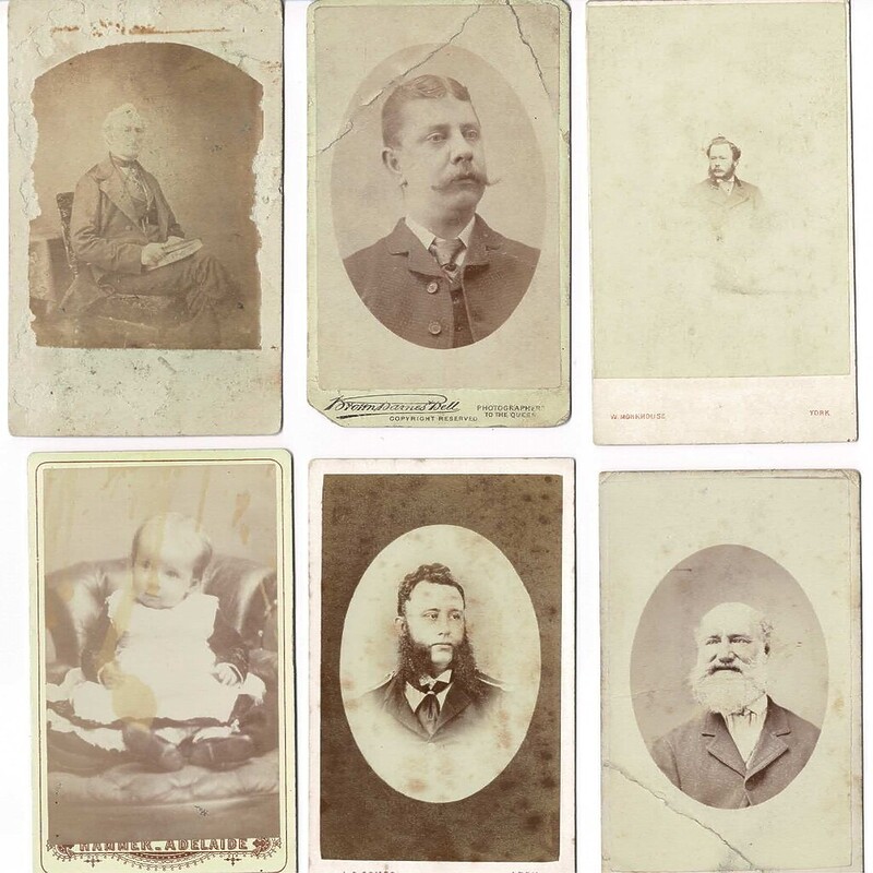 Late 1800’S Antique Cartes De Visite Portrait Photographs x 14 #62565-9