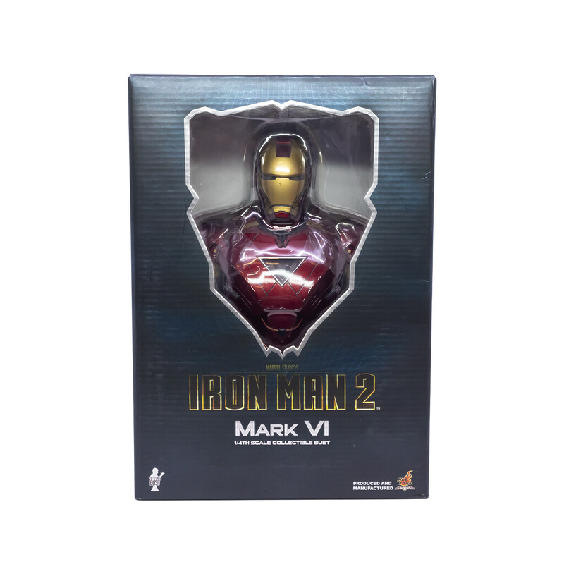 Ironman 2 Mark VI Bust Figurine c/2010 Hot Toys - in Box #62585