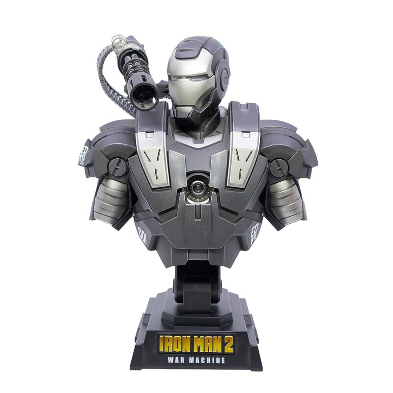 Iron Man 2 War Machine Bust Figurine Hot Toys - In Box #62584