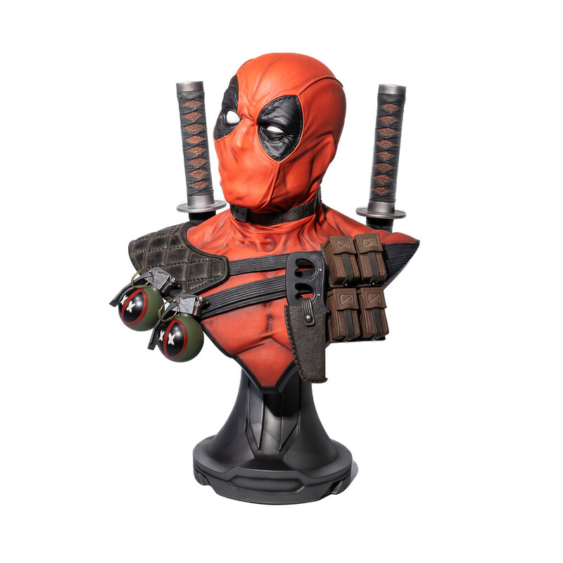 Marvel Deadpool Life Size Bust Sideshow c/2016 400292 - In Box #62580