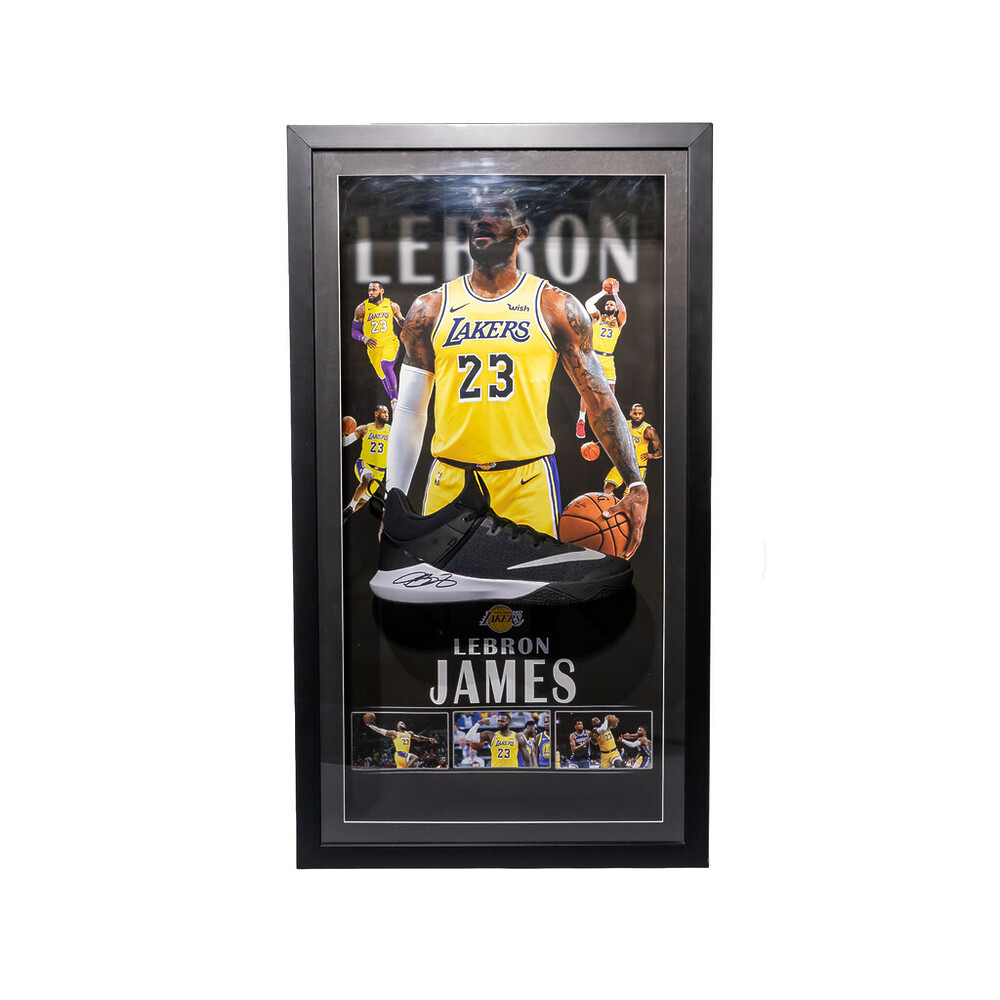 lebron james signed shoe