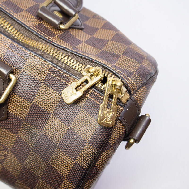 Louis Vuitton Speedy Bandouliere 30 Damier Ebene Canvas Bag #62113