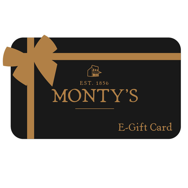 Monty's Digital Gift Card