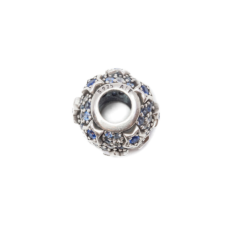 Pandora Silver Elevated Stars Pave Charm #60632-25