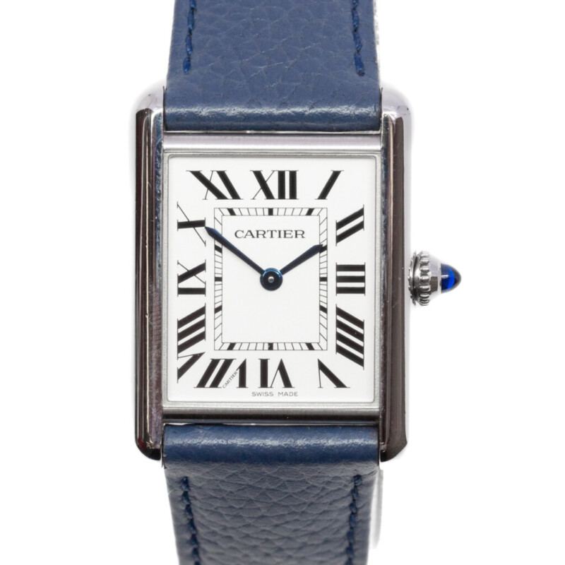 Cartier Tank Must 4323 Large Model Watch + Box/Papers/Receipt/Spare Band RRP $5600 #62534