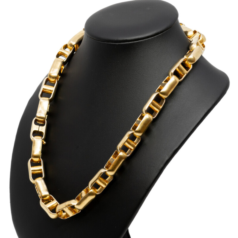 Oroton Chunky Gold-Tone Metal Necklace 45cm #61364