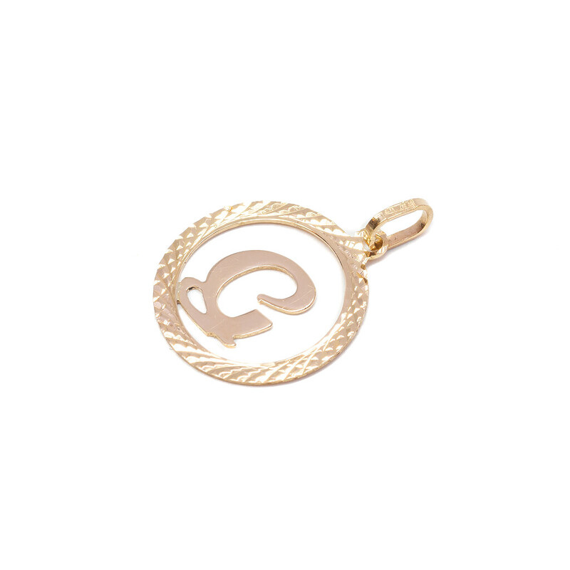 18ct Yellow Gold Letter G Pendant 750 #62004