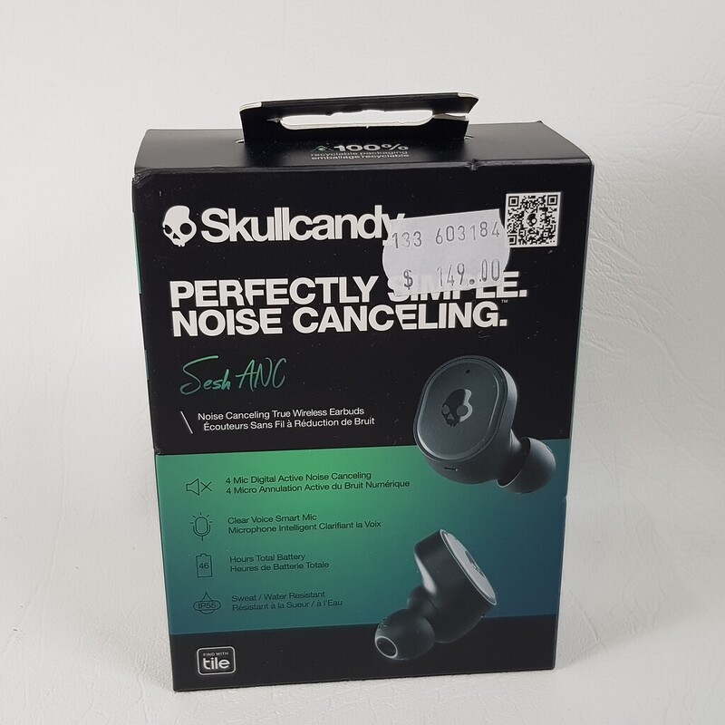 Skullcandy Sesh Anc True Wireless Headphones *New* #62792