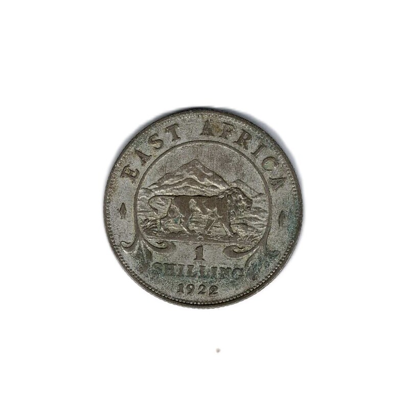1922 George V East Africa 1 Shilling Coin #62471-17
