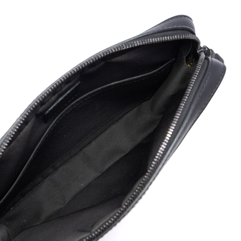 Louis Vuitton Black Duo Leather Messenger Bag + COA / Receipt #62546