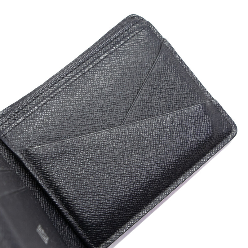 Louis Vuitton Virgil Abloh Bifold Multiple Wallet Hotstamped BH #62571