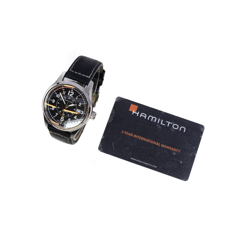 Hamilton Khaki Field Automatic 40mm Watch H70595733 + Card #62326