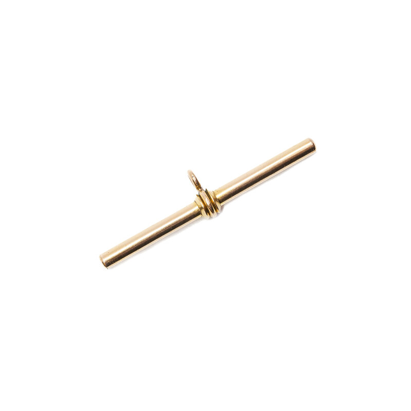 Vintage Rolled-Gold Spinning T-Bar Pendant 35mm #4714