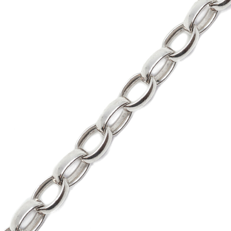 Sterling Silver Belcher Bracelet 19cm #5993-21