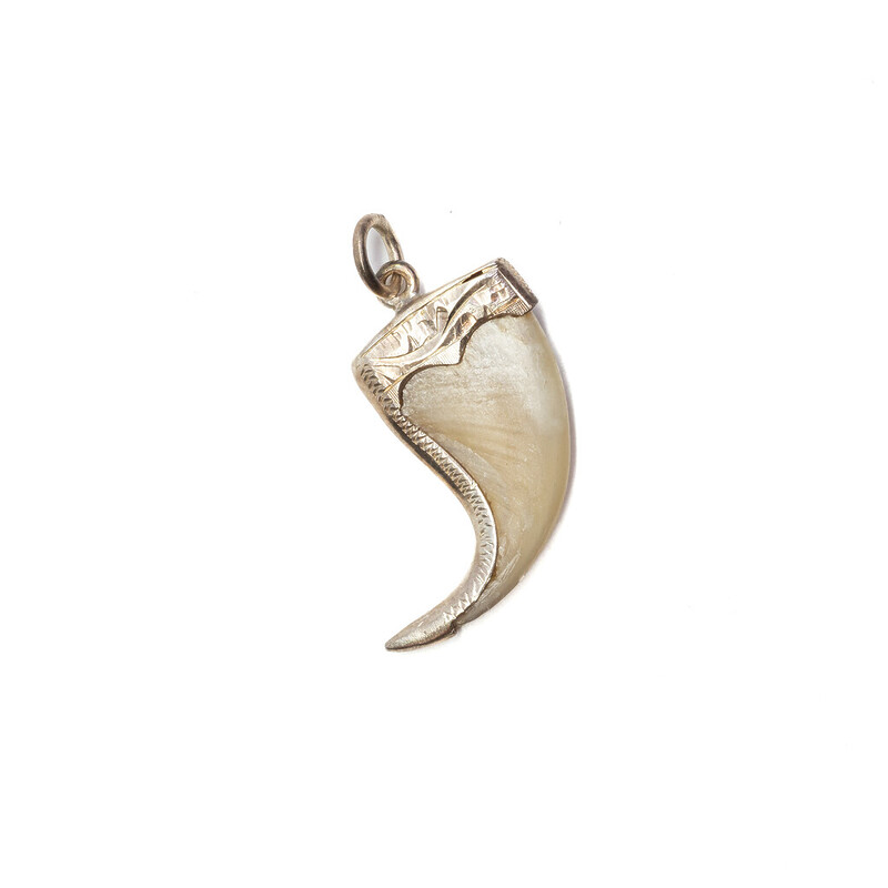Sterling Silver Tigers Claw Sized Pendant #62995-2