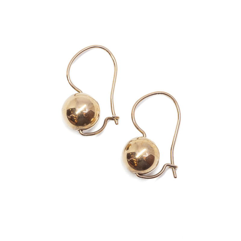 9ct Yellow Gold Ball Hook Earrings #62533 #62533