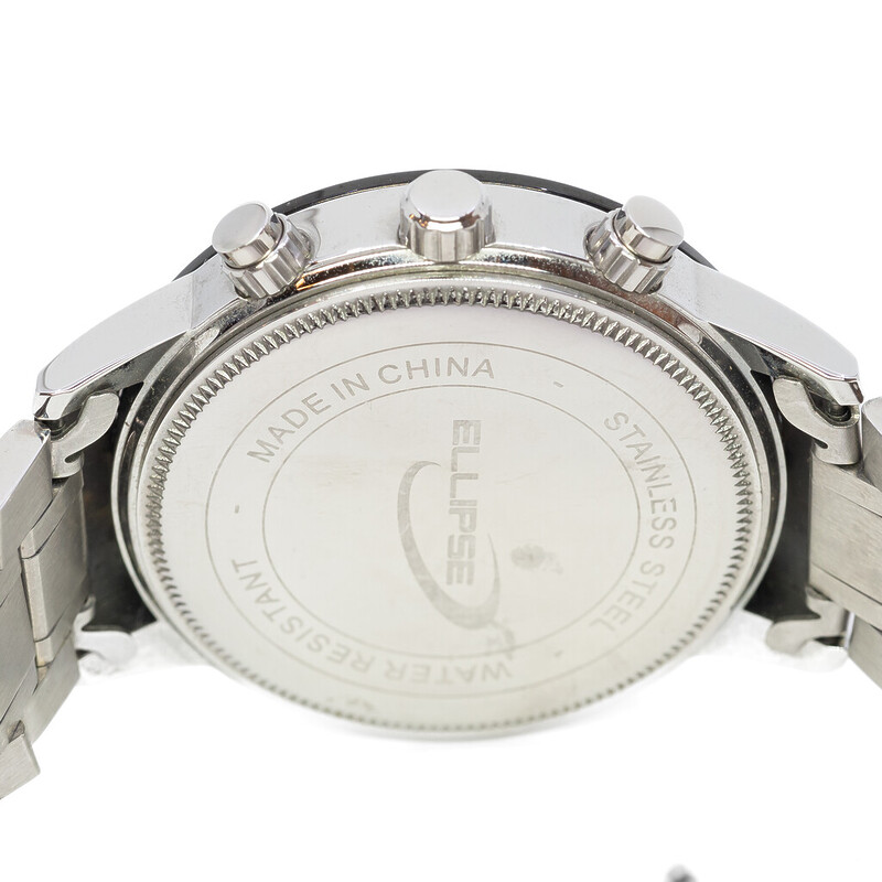 Ellipse Stainless Steel 45mm Quartz Watch + Box #62249