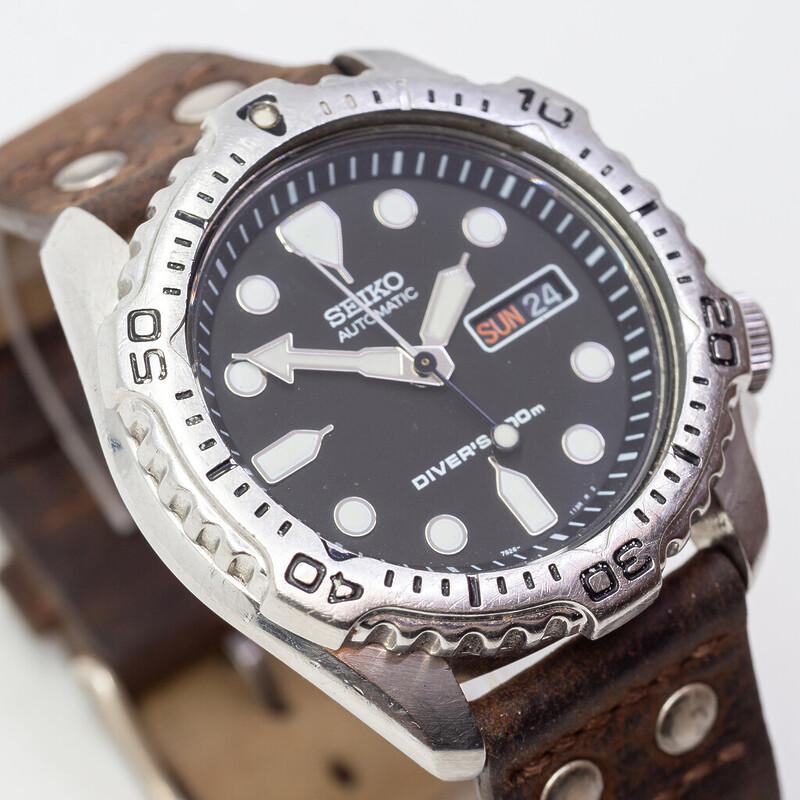 Seiko Scuba Divers 200m Automatic 42mm Watch 7S26-7020 SKX171 #59282