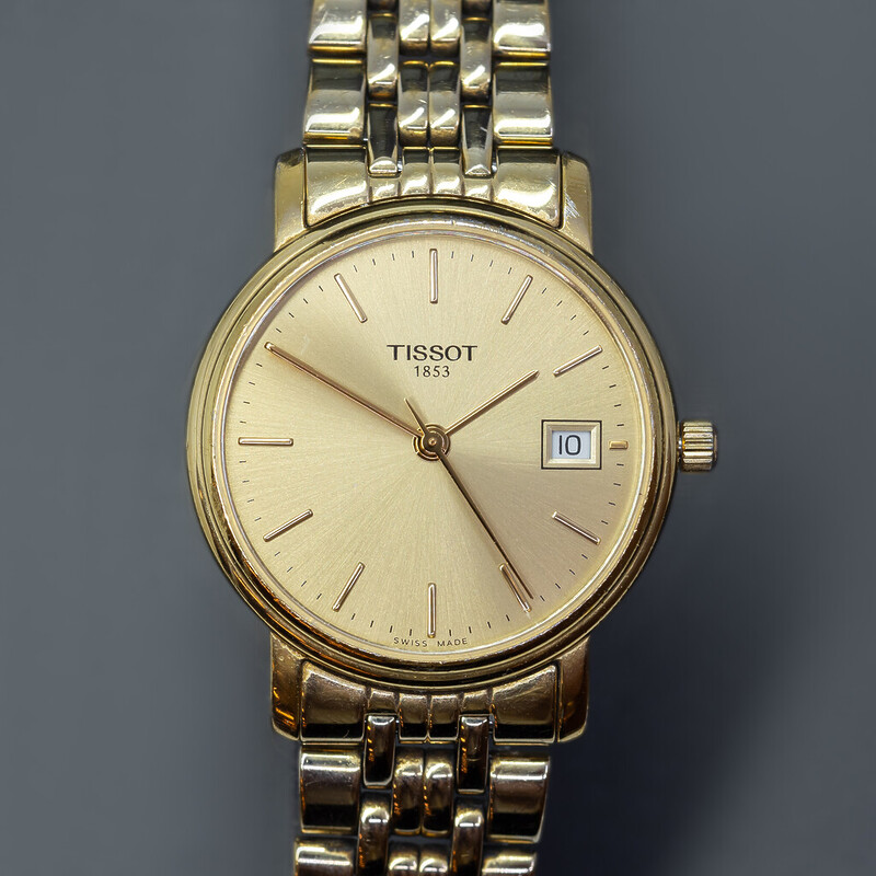 Tissot Ladies Gold Plated Dress Watch T830/930 27mm Case #59275