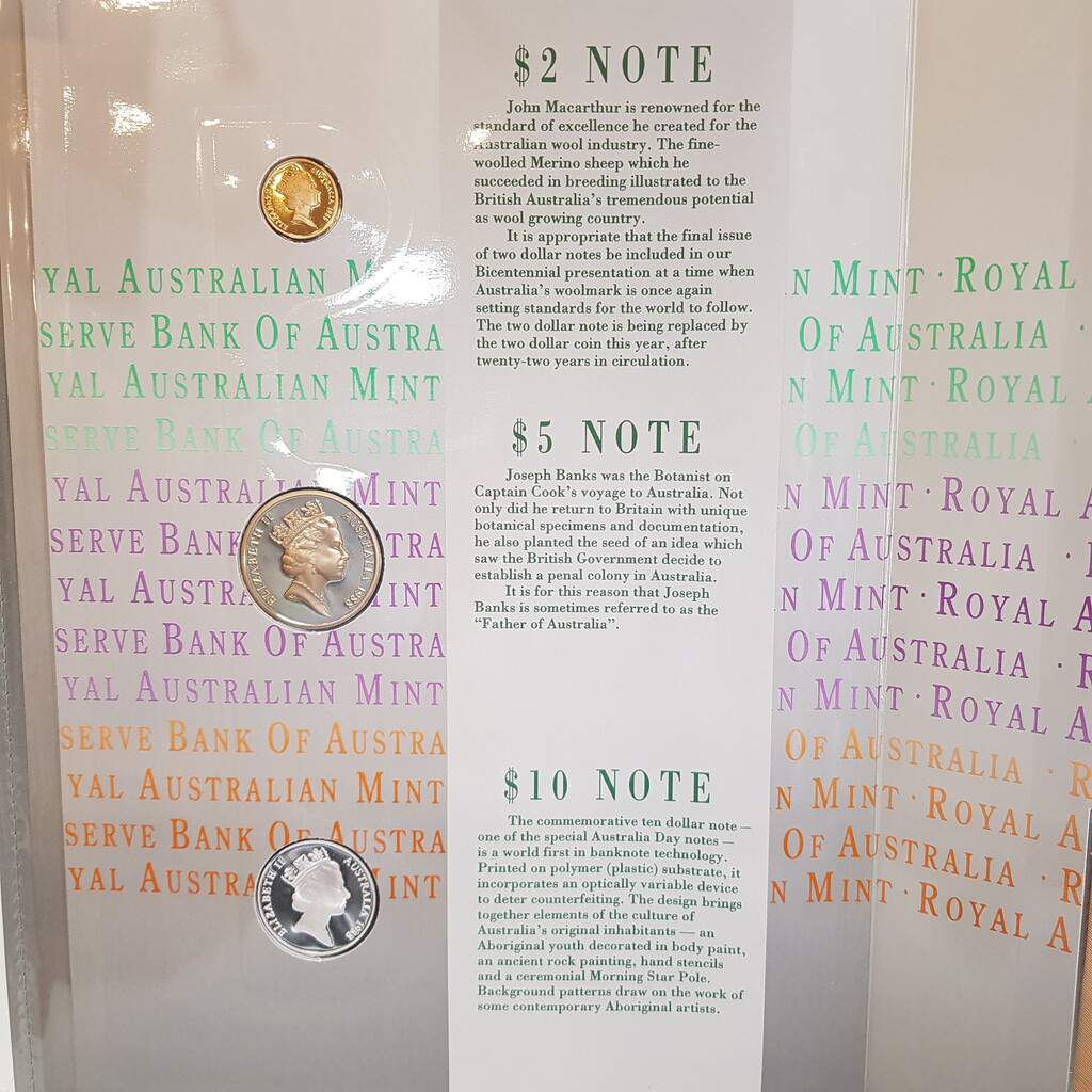 1988 Bicentennial 3 Coin & Note Folder + COA Melbourne International Coin Fair #62988 1988 Bicentennial 3 Coin & Note Folder + COA Melbourne International Coin Fair #62988 - Image 9