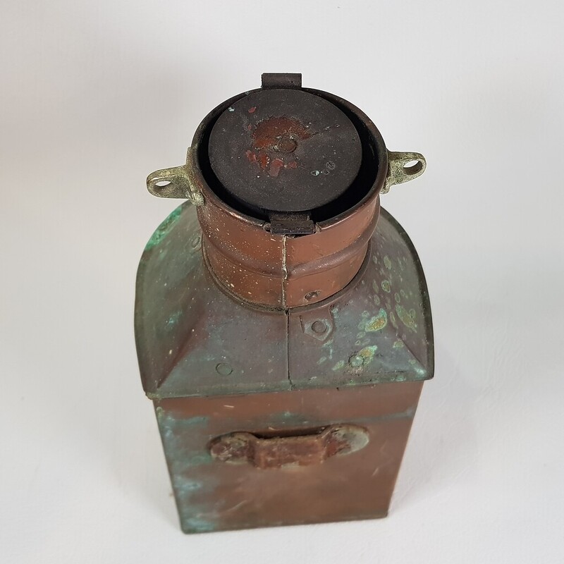 Vintage Copper Nautical Display Ship CWC Stern Lamp / Lantern #59585