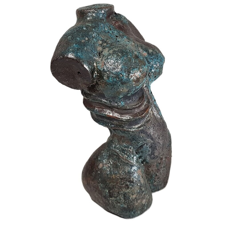 Glazed Female Bust Feminine Figure / Statue #62597