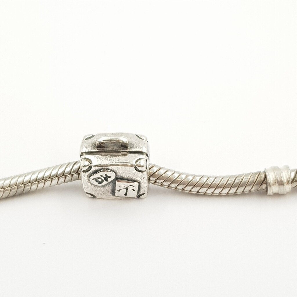 Pandora Sterling Silver Suitcase Travel Charm #62806-9 Pandora Sterling Silver Suitcase Travel Charm #62806-9 - Image 3