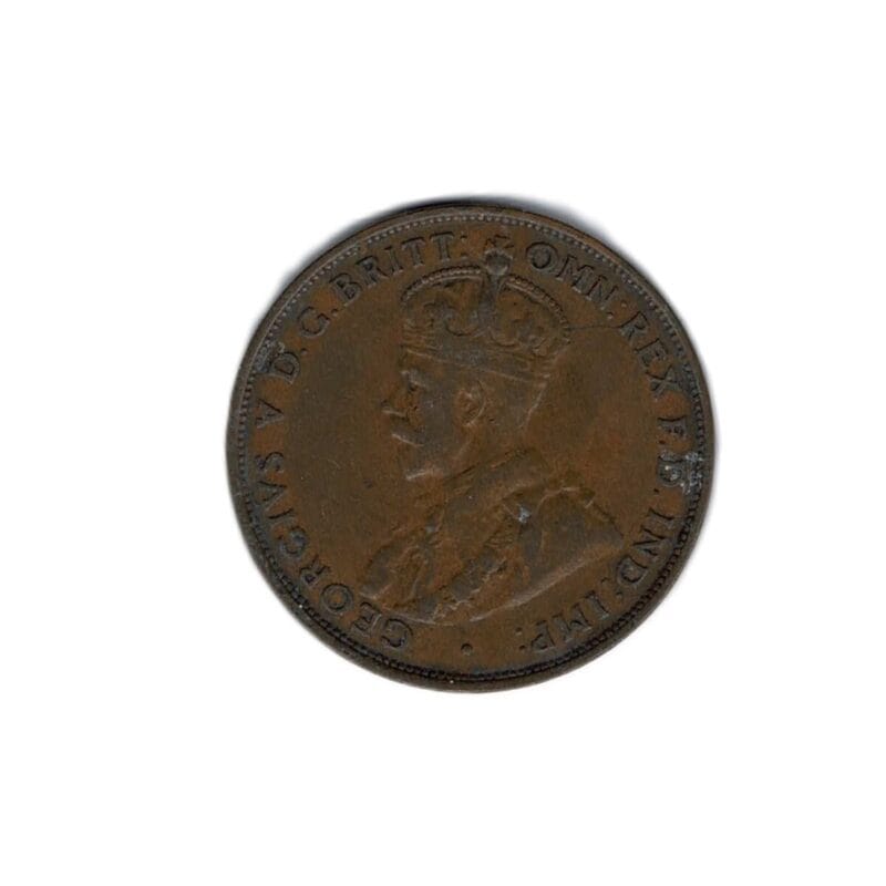 1931 Australian Copper Penny KGV King George V #27578