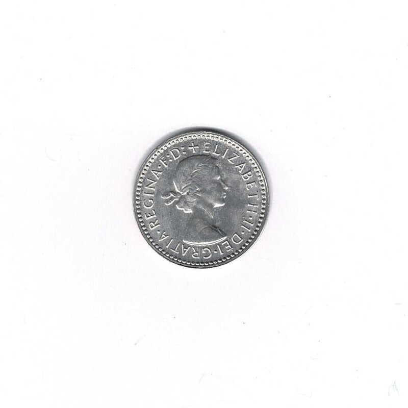 1958 Australian Proof Threepence 3D Sterling Silver (1506 MINTED) #56948
