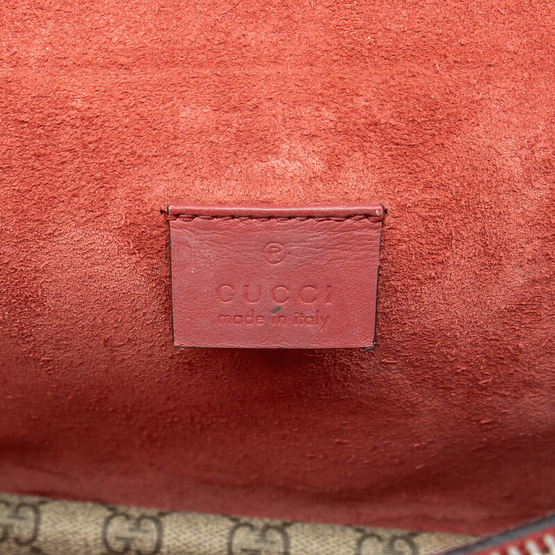 Gucci Small Dionysus GG Supreme Red Shoulder Bag 400249 #62954