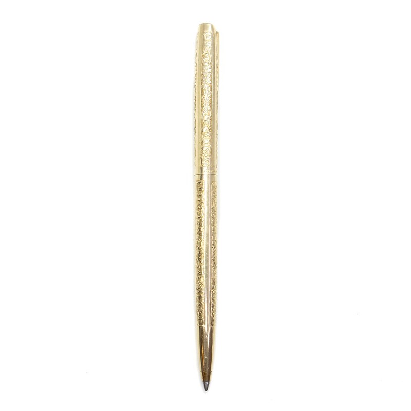 Scheaffer Ballpoint Pen 12ct Gold-Plated Filigree Design #60619