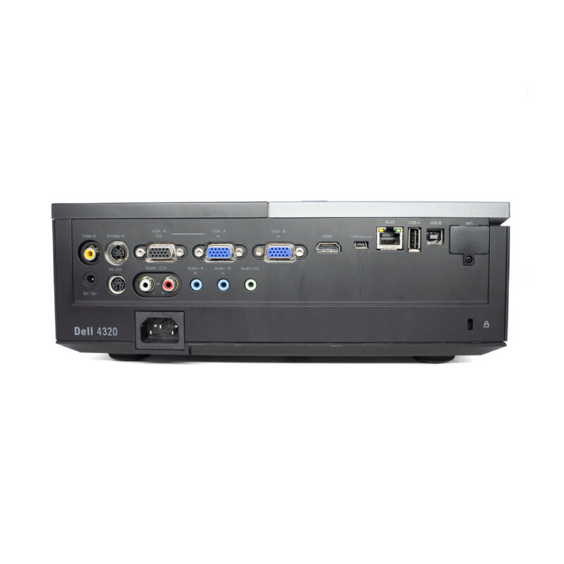 Dell 4320 DLP Projector 4300 Lumens HD 1080P PC 3D Ready w/Accessories #63046