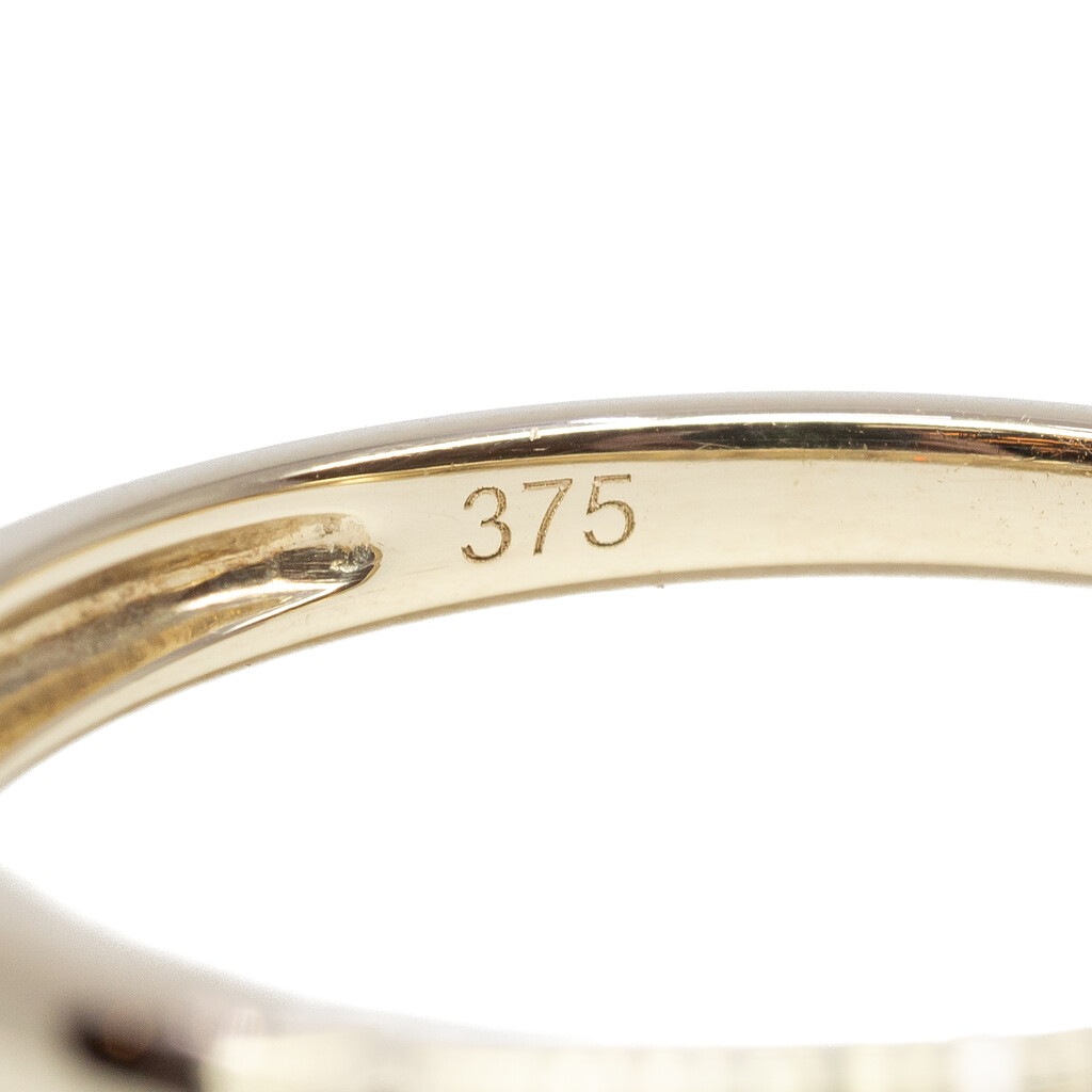 9ct Yellow Gold Diamond Band Size O #62943 9ct Yellow Gold Diamond Band Size O #62943 - Image 3