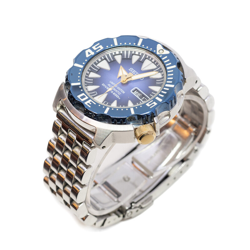 Seiko 4R36-02B0 Blue Monster 2013 SRP455 Limited Edition of 500 Diver's Watch #62923