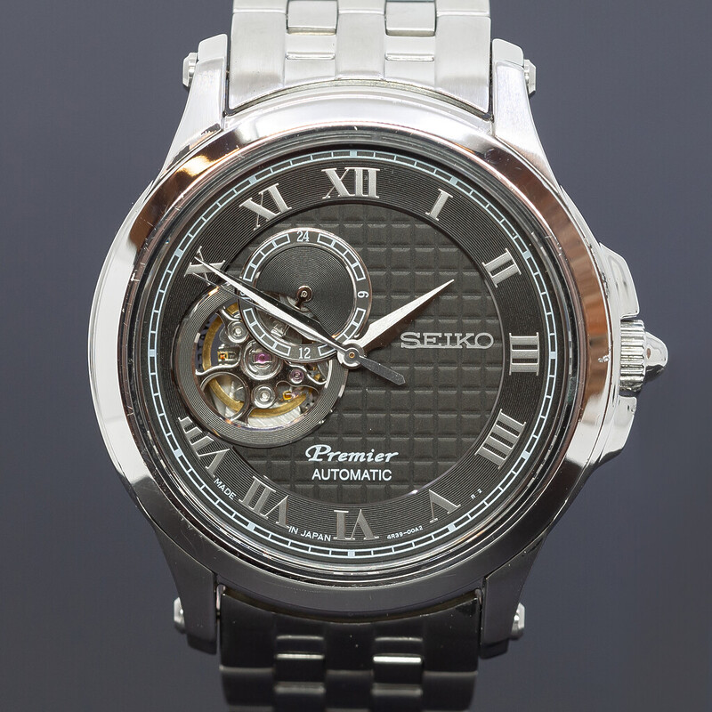 Seiko Premier Automatic 4R39-00A0 Watch 40mm #62230