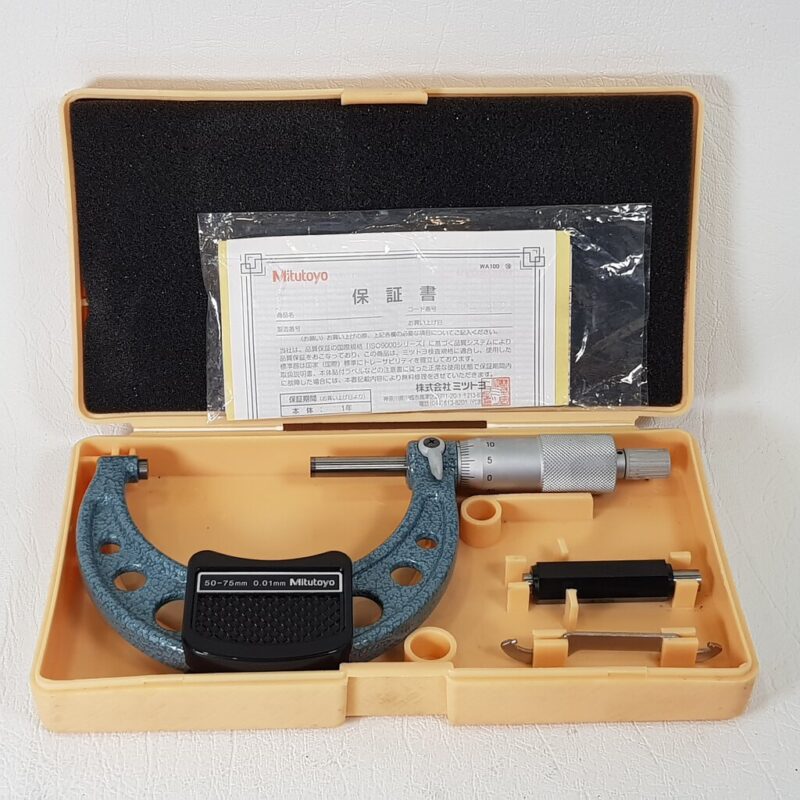 Mitutoyo 103-139-10 - Metric Outside Micrometer (with Case) #63232