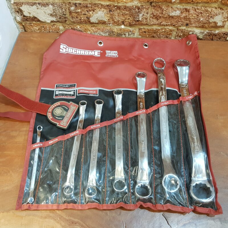 Sidchrome AF Ring 8 Pce Spanner Set SCMT21413 (missing Spanner) #63231