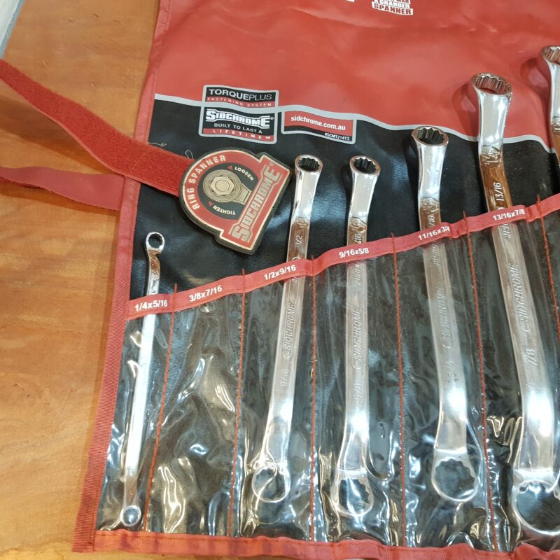 Sidchrome AF Ring 8 Pce Spanner Set SCMT21413 (missing Spanner) #63231