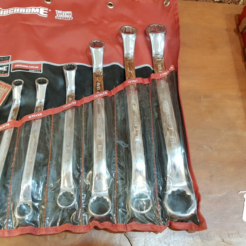 Sidchrome AF Ring 8 Pce Spanner Set SCMT21413 (missing Spanner) #63231