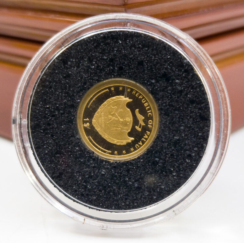 24ct 0.999 Gold Coin 2013 Palau $1 Ludwig Leichardt 0.5 Grams #57066