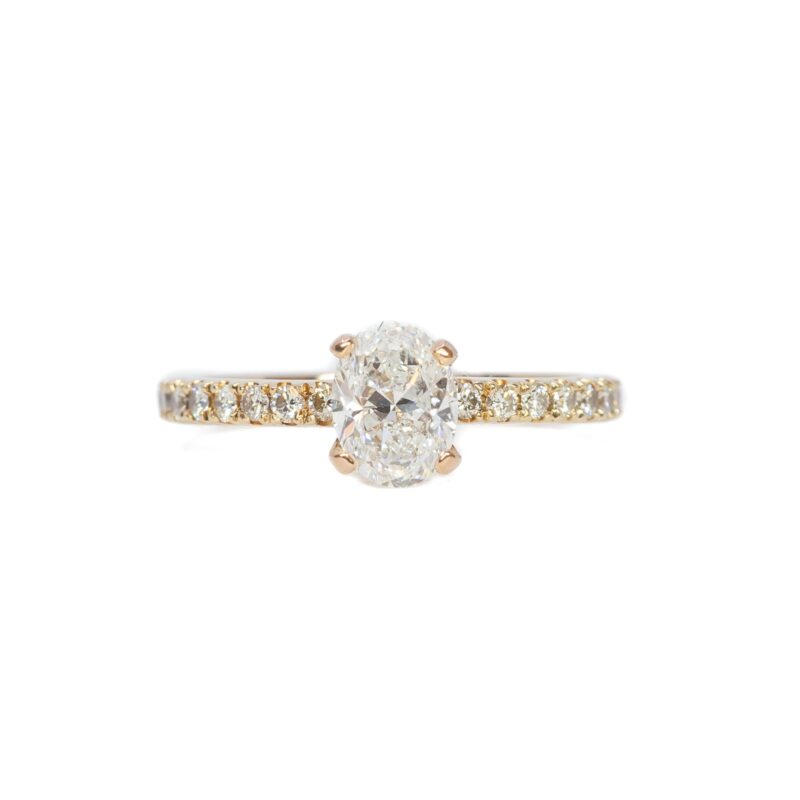 1.01ct Diamond Engagement Ring F/VS2 in 18ct Gold GIA + Val $18,465 #62916