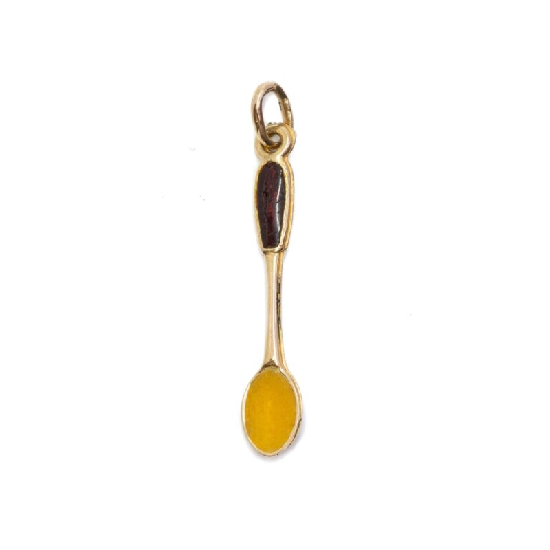 22ct Yellow Gold Spoon Pendant Charm #62637