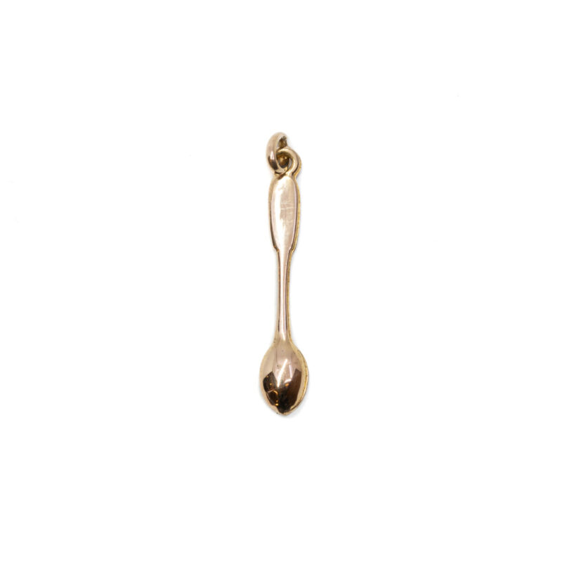 22ct Yellow Gold Spoon Pendant Charm #62637