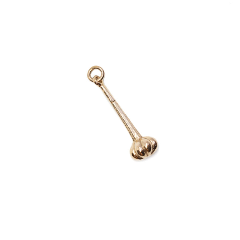 Club Pendant Charm 10ct Yellow Gold #62513-2