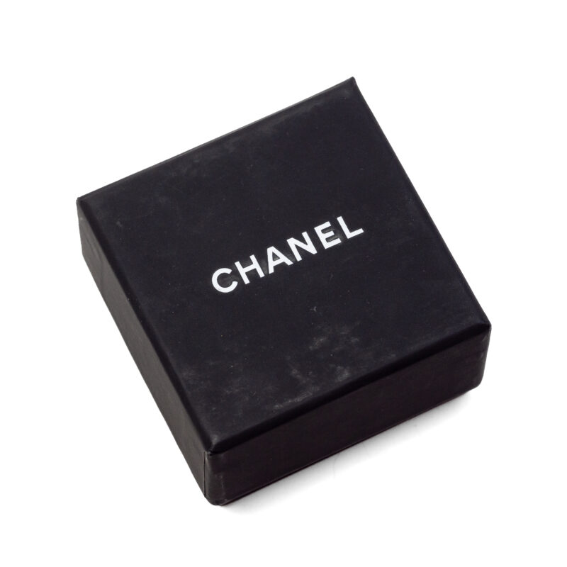 Chanel Icon 2022 CC Logo White Stone Earrings 23A Made in Italy + Box #62709