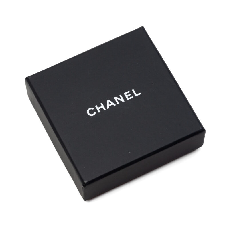 Chanel Letter & CC Clip On Drop Earrings + Box #62711