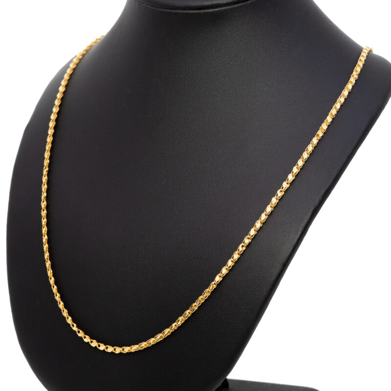 21ct Yellow Gold Chain Necklace 87.5% 54cm #61573